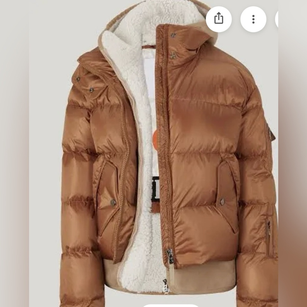 Bogner copper Lily down jacket - Picture 3 of 10